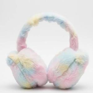 STYLISH SOFT AND WARM WINTER EARMUFF FOR KIDS GIRLS AND WOMEN MULTICOLOUR PACK OF 1