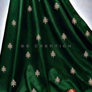 GS Creation Banarasi Satin Silk Saree With Blouse