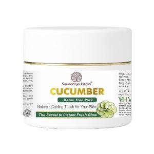 Cucumber Face Pack for Glowing Skin, Oil Control & Cooling Effect – 100g | Natural, Herbal & Chemical-Free | Suitable for All Skin Types