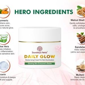 Soundarya Herbs Daily Glow Moisturising Cream 100 gm