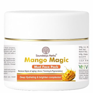Mango Face Pack | Hydrating & Nourishing Clay Mask | Brightens Skin | Aloe Vera & Multani Mitti For All Skin Types