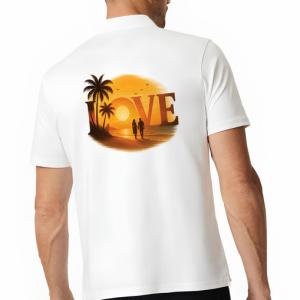 Binayak Men's Regular Fit Love  Printed Half Sleeves