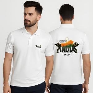 Binayak Men's Regular Fit India  Printed Half Sleeves