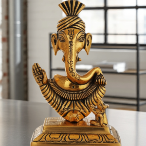 Aluminium  Showpiece Pagadi Ganesh