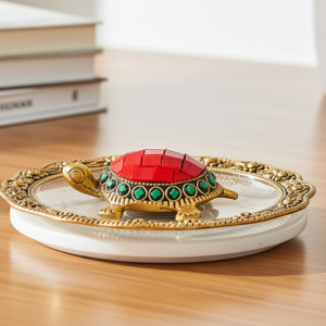 Aluminium Showpiece Stone Tortoise Statue