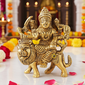 Brass Durga Ji God Idol – Perfect Gift for Festivals & Housewarming