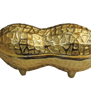 Aluminum Decorative Peanut Shape Dry Fruit Box No. 1