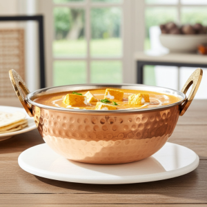 Copper Steel & Brass Kadai No. 1