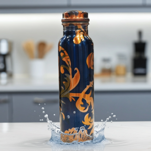 Copper Water Bottle 900 ML | Pure Copper Ayurvedic Hydration Bottle
