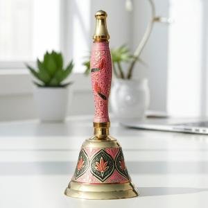 Brass Bell No. 2 Pink Colour