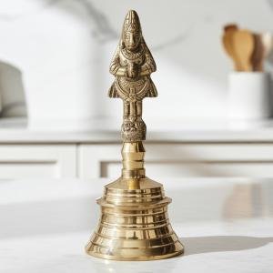 Brass Pooja Hand Bell, Hanuman Ghanti,