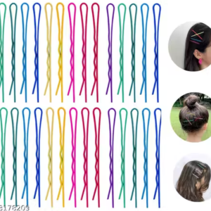 🌈 50-Pcs Colourful Hair Clips & Bobby Pins Set