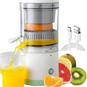Electric Citrus Juicer Wireless Mini Portable Rechargeable Fruit Squeezer Machine