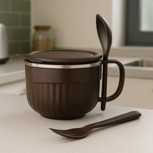 Home Chef Tangy Twist Insulated Lunch Bowl Multicolor Approx. 650ml 1 Pc