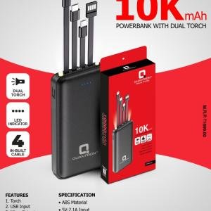 Quantron Qpw 820 Power Bank with Torch 1 Year Warranty