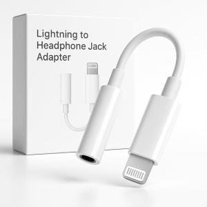 Lightning to 3 5mm Headphone Jack Adapter 3 5mm Headphone Aux Audio Dongle Adapter