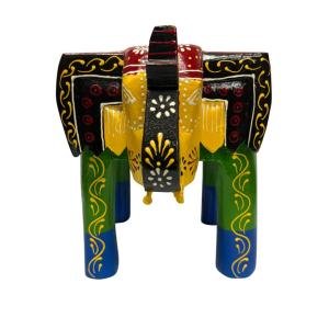 Shop Wooden Stool - Elephant Design | Elephant Table for Home  Décor