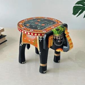Wooden Elephant - 8 inch