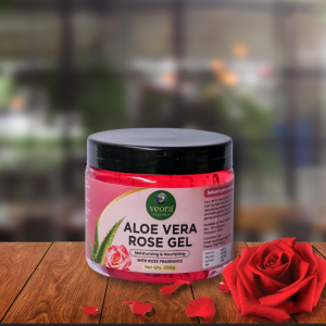 Aloe Vera Rose Gel– 70% Pure & Natural (200 gm)