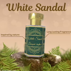 White Sandal Attar Roll On | Alcohol Free Perfume Oil for Men & Women
