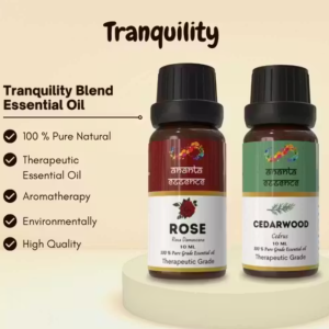 Ananta Essential Oils Set – Rose & Cedarwood (Pack of 2)