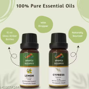 Ananta Aromatherapy Oils – Lemon & Cypress Duo Pack