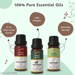 Ananta Premium Essential Oils – Frankincense, Peppermint & Rosemary