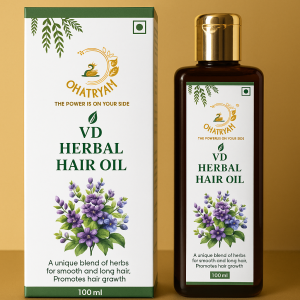DHAIRYAM VD Herbal Hair Oil for Hair Growth & Strong Roots, 100ml  For Stronger Roots & Healthy Shine | 100% Ayurvedic & Natural Care