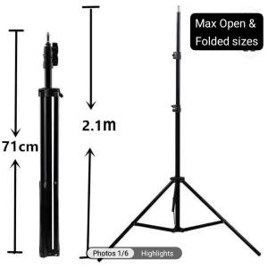 Ring & Studio Light Stand -7 ft II Foldable