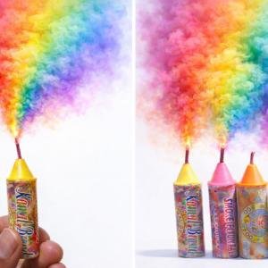 Small Smoke Fountain For Holi & Photography