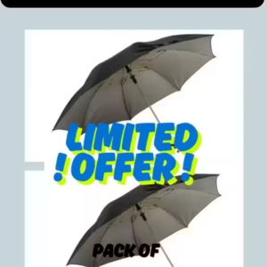 Combo Offer of Black Jumbo Umbrella