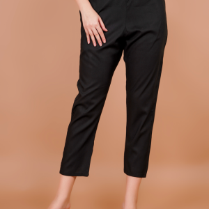 Sufiana Black Formal Trouser for Women
