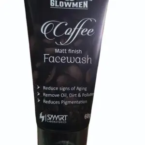 GlowMen Coffee Facewash 60gm Matt Finish