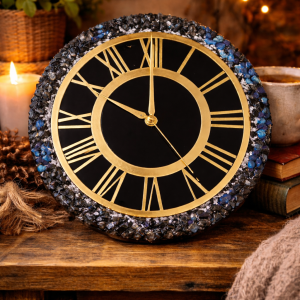 Resin handmade wall clock