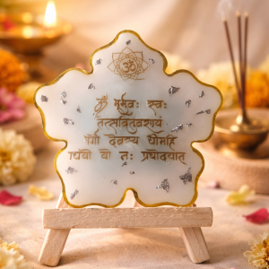 Resin handmade mantra frame