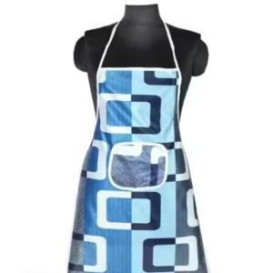 NICASA Kitchen Apron- Waterproof /Oil-Proof - Adjustable Aprons with Pockets for Women Men Washable - Pack of 1 (color As per availibility)