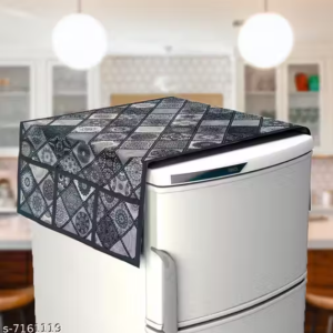 Trendy Cotton Fridge Cover