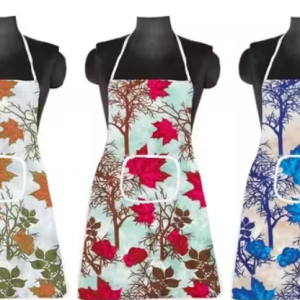 NICASA Kitchen Apron- Waterproof /Oil-Proof - Adjustable Aprons with Pockets for Women Men Washable - Pack of 3 (color As per availibility)