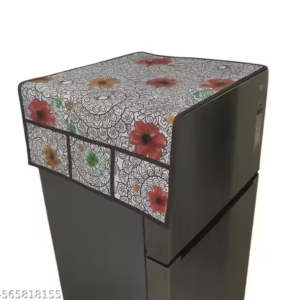 Krishna E premium quality water proof Fabric Fridge Cover - Set of 1 Pec