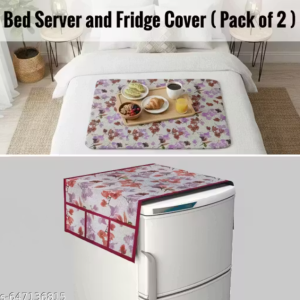 NICASA water proof Fridge cover with Bed Server - pack of 2 pec