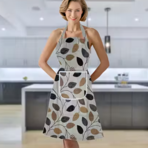 Kitchen Apron - Waterproof / Oil proof - Adjustable Aprons with pockets for Women and Men, Washable - Pack of 1 Aprons (colors as per availabilty)