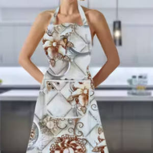 Kitchen Apron - Waterproof / Oil proof - Adjustable Aprons with pockets for Women and Men, Washable - Pack of 1 Aprons (colors as per availabilty)