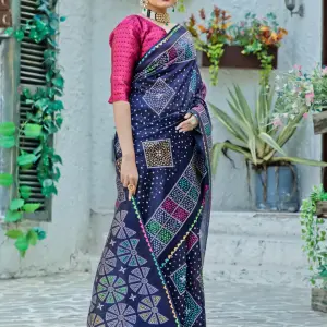 RAJWADI BANDHNI SAREE