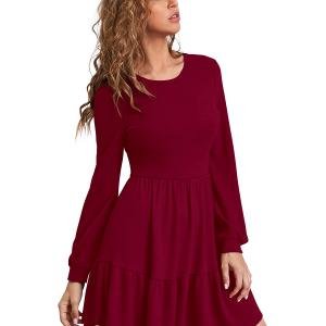 Ruby Breeze Tiered Mini Dress ❤️