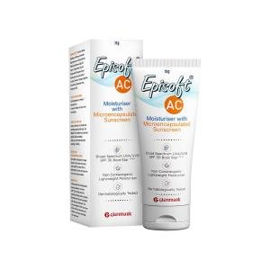 Episoft AC Microencapsulated Spf 30 Sunscreen|Acne Safe|All Skin Types|Paraben & Fragrance Free|Dermatologist Prescribed|Suitable For Men & Women's|