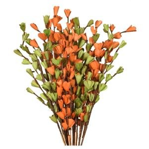 SIMONART AND PRINTING Artificial Flower Branch – 2 ft Handmade Decorative Floral Arrangement for Home & Office Decor