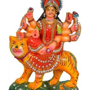 🎨 Simon Art and Printing – Clay Handicrafts (Durga Maa Idol)