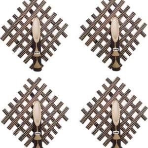 Handicraft Bamboo Wall Hanging – 4 Pieces Set