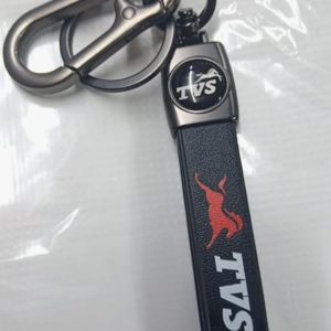 Silverline TVS Premium Keychains & KEYRINGS Compatible with Cars and Bikes (TVS)