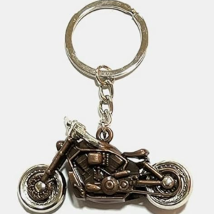 Steel motorbike Keychain Metal With Key Ring